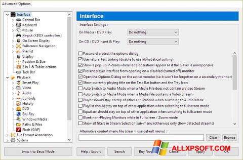 Skærmbillede Zoom Player Windows XP