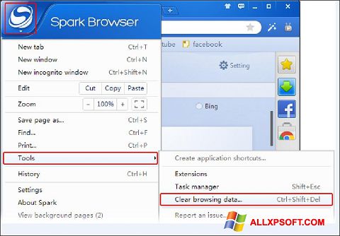 Skærmbillede Spark Windows XP