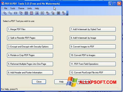 Skærmbillede Pdf995 Windows XP
