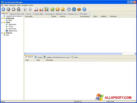 Skærmbillede Free Download Manager Windows XP