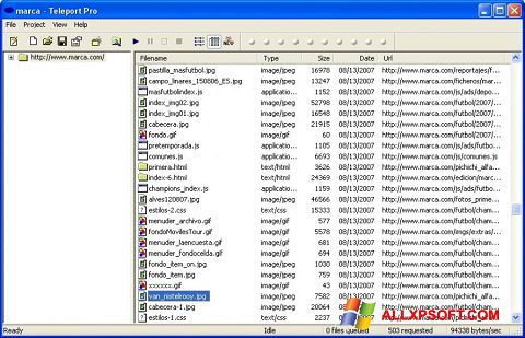 Skærmbillede Teleport Pro Windows XP