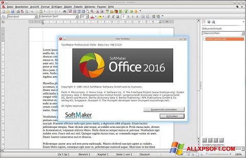 Skærmbillede SoftMaker Office Windows XP