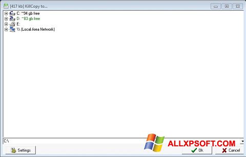 Skærmbillede KillCopy Windows XP