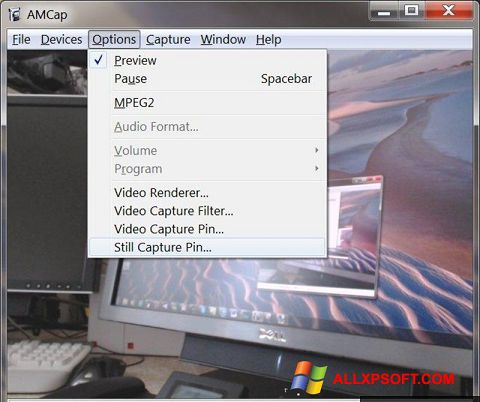 Skærmbillede AMCap Windows XP