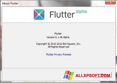 Skærmbillede Flutter Windows XP
