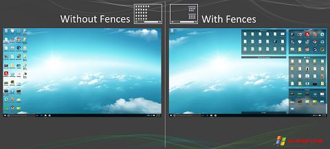Skærmbillede Fences Windows XP