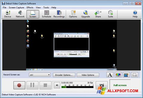 Skærmbillede Debut Video Capture Windows XP