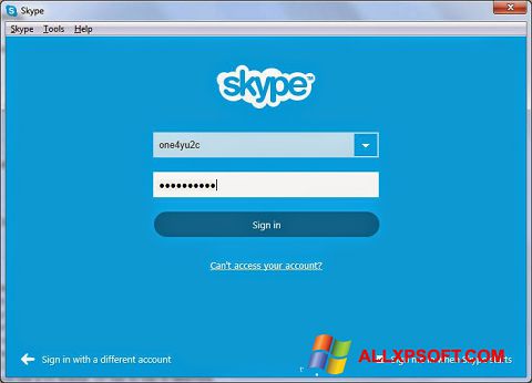 Skærmbillede Skype Setup Full Windows XP