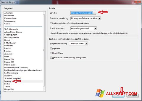 Skærmbillede Adobe Reader Windows XP