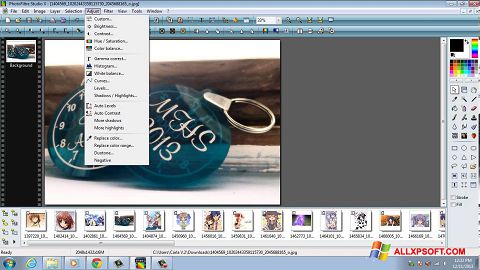 Skærmbillede PhotoFiltre Studio X Windows XP