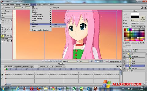 Skærmbillede Anime Studio Windows XP