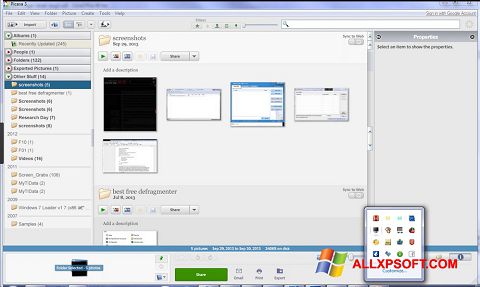 Skærmbillede Picasa Windows XP