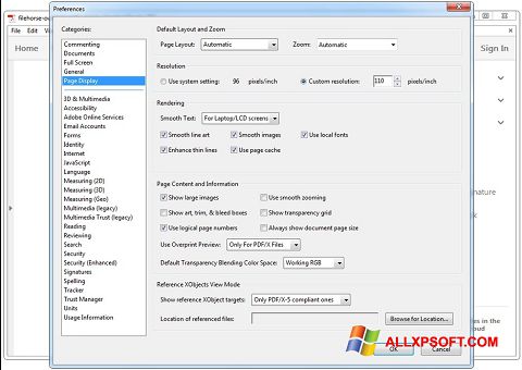 Skærmbillede Adobe Acrobat Reader DC Windows XP