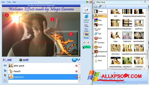 Skærmbillede Magic Camera Windows XP