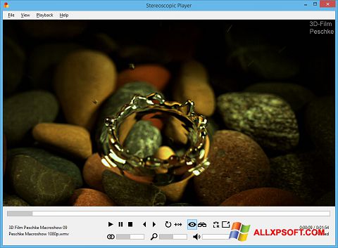 Skærmbillede Stereoscopic Player Windows XP