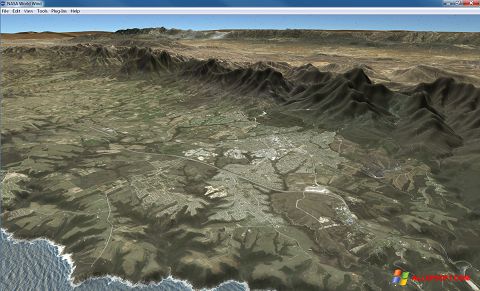 Skærmbillede NASA World Wind Windows XP
