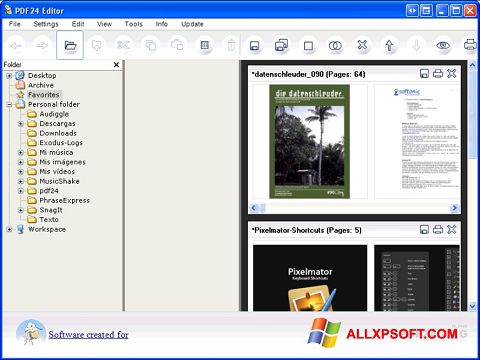 Skærmbillede PDF24 Creator Windows XP