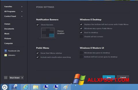 Skærmbillede Pokki Windows XP