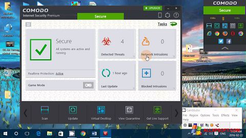 Skærmbillede Comodo Internet Security Premium Windows XP