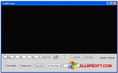Skærmbillede AMR Player Windows XP