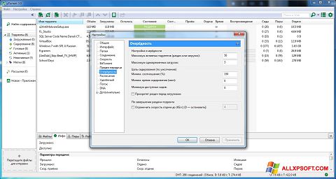 Skærmbillede uTorrent Windows XP
