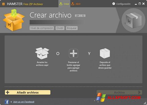 Skærmbillede Hamster Free ZIP Archiver Windows XP