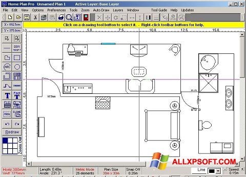 Skærmbillede Home Plan Pro Windows XP