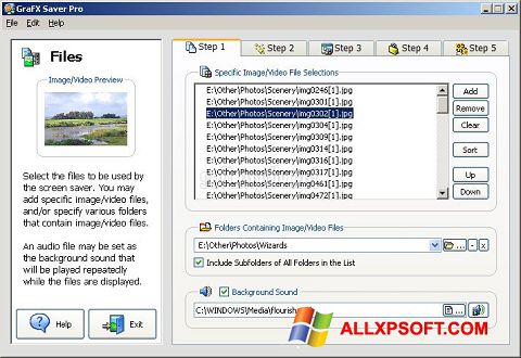 Skærmbillede VideoSaver Windows XP