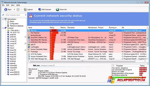 Skærmbillede Security Task Manager Windows XP