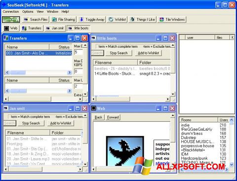 Skærmbillede Soulseek Windows XP