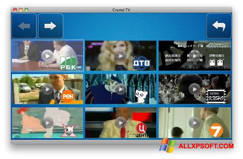 Skærmbillede Crystal TV Windows XP