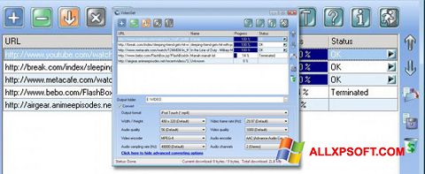 Skærmbillede VideoGet Windows XP