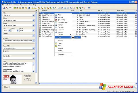 Skærmbillede Mp3tag Windows XP