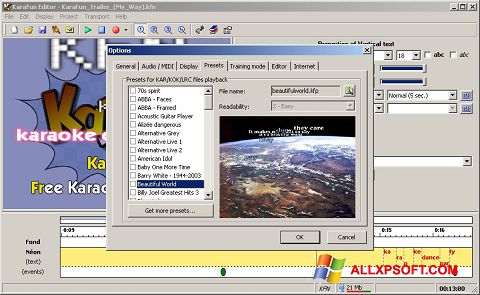 Skærmbillede KaraFun Windows XP