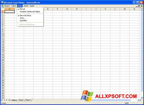 Skærmbillede Excel Viewer Windows XP