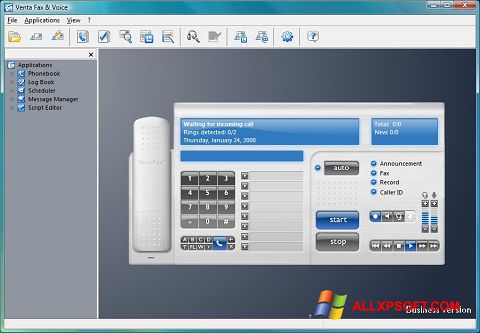 Skærmbillede VentaFax Windows XP