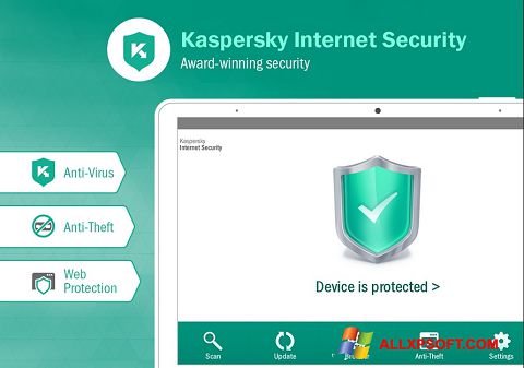 Skærmbillede Kaspersky Internet Security Windows XP