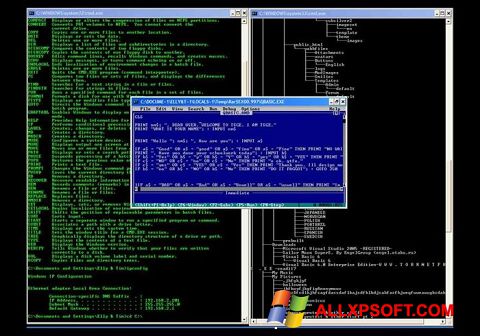 Skærmbillede QBasic Windows XP
