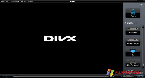 Skærmbillede DivX Player Windows XP